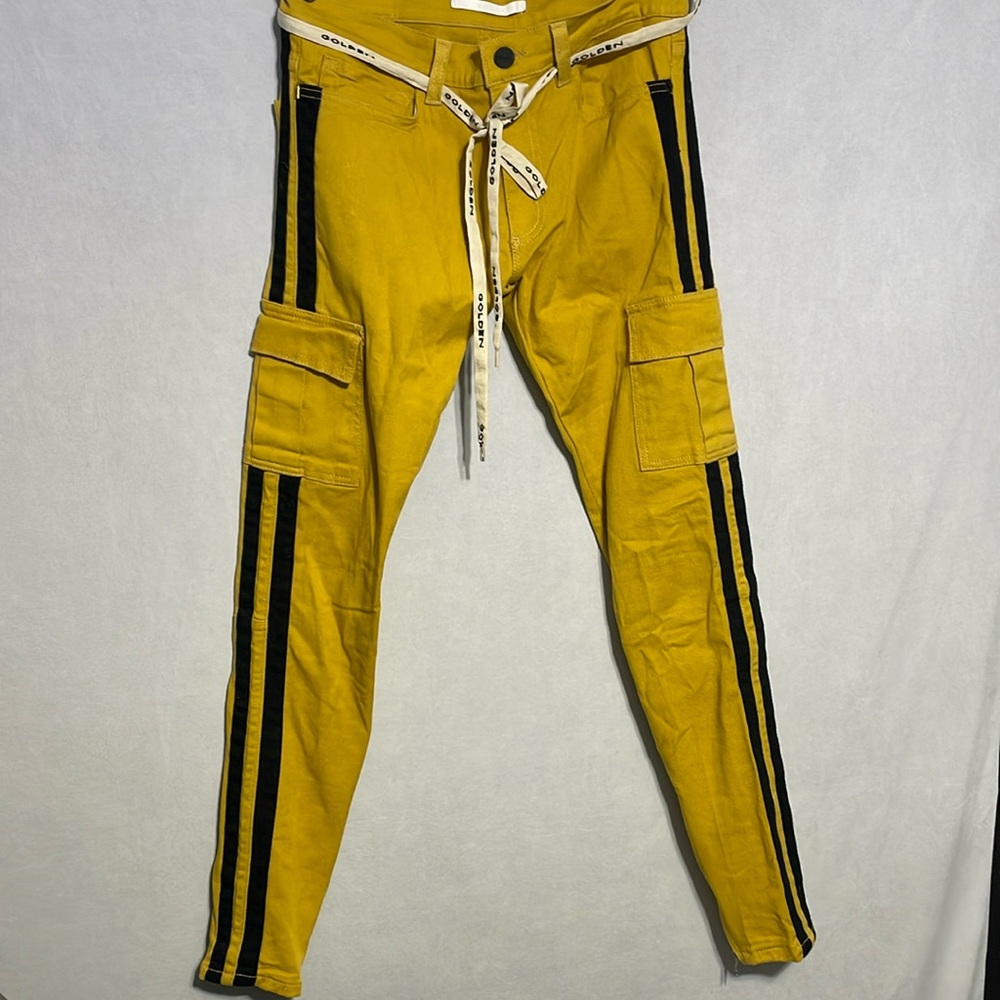 Golden Cargo Pants